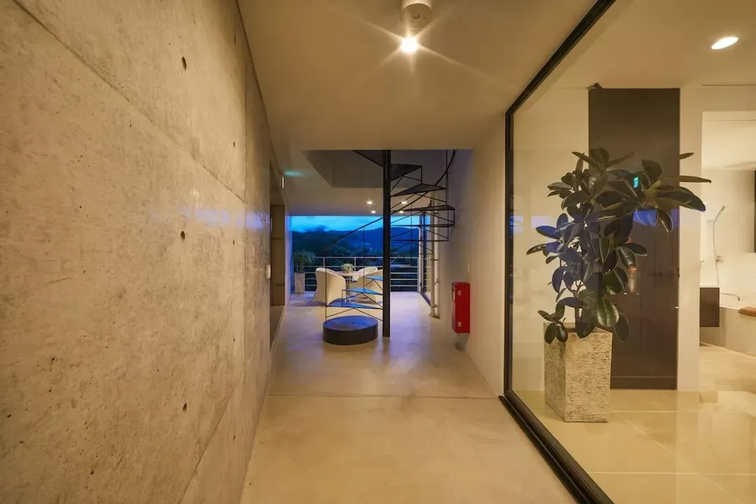 Interior entrance