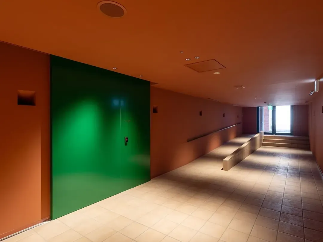 Interior entrance