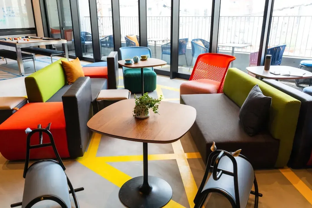 Lobby sitting area