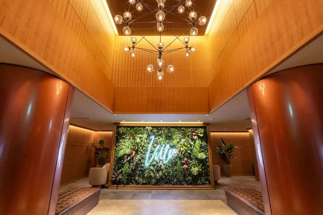 Interior entrance