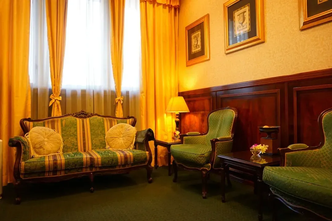 Lobby sitting area