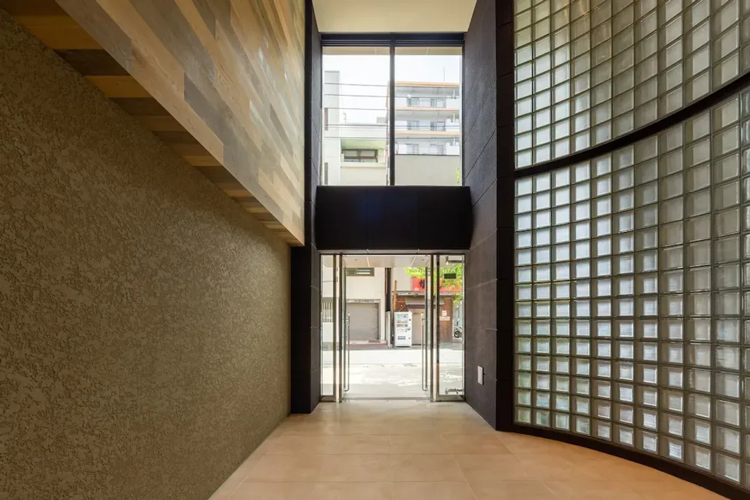 Interior entrance