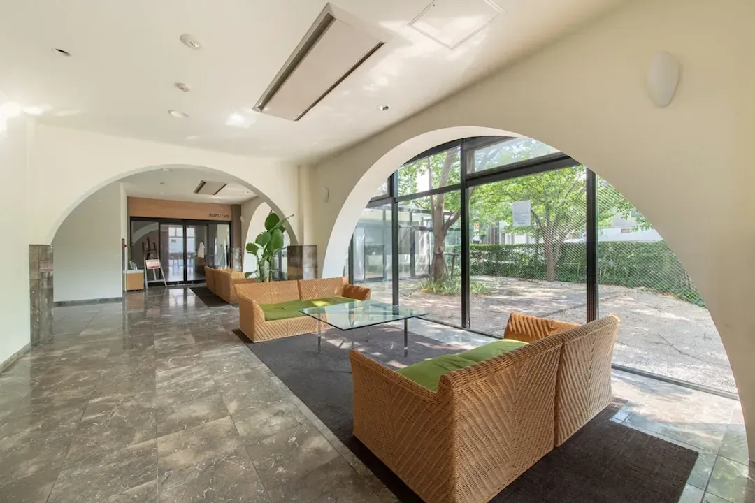 Interior entrance