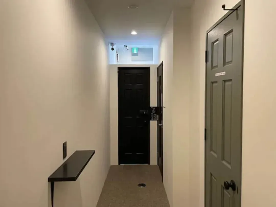 Interior entrance