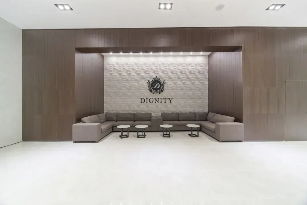 Lobby sitting area