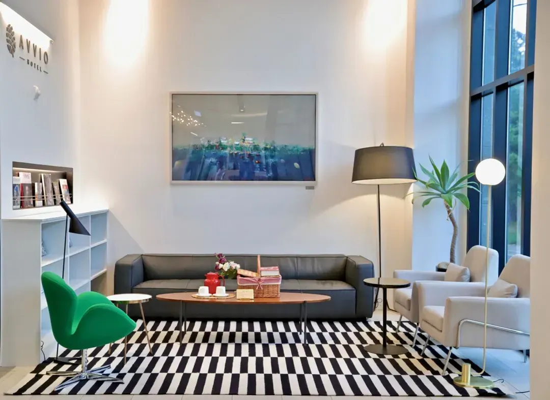 Lobby sitting area
