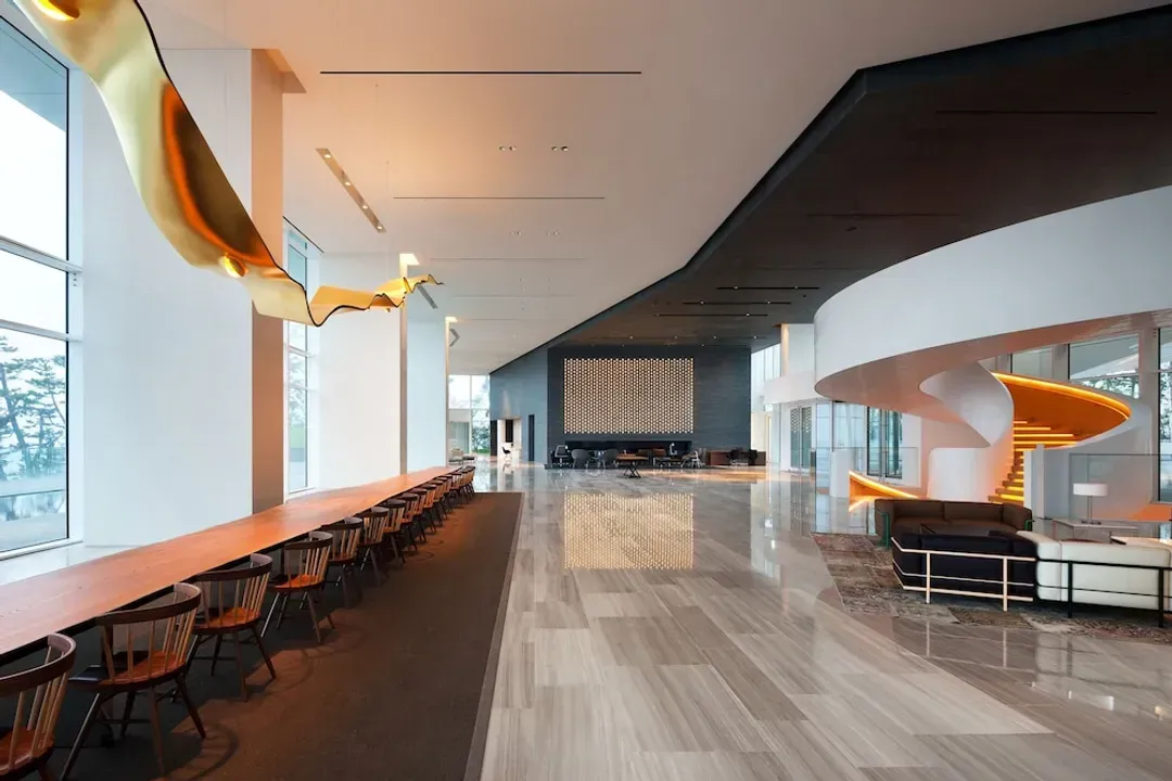 Lobby sitting area