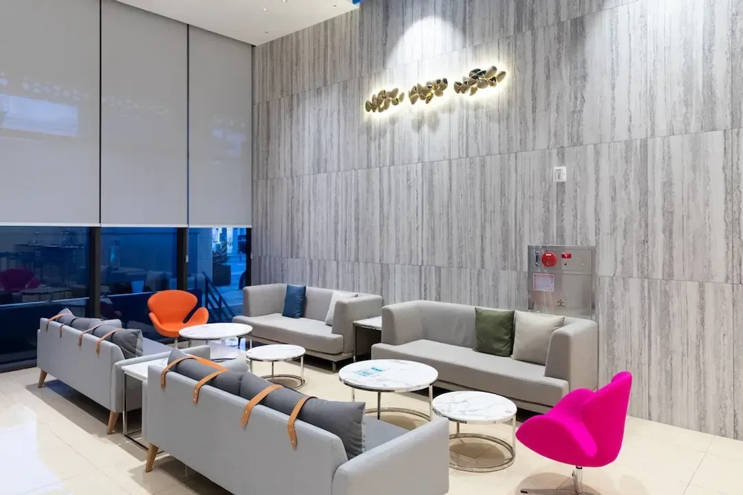 Lobby sitting area