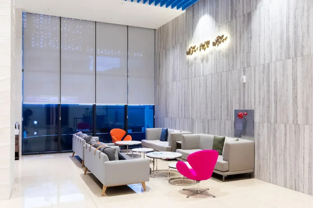 Lobby sitting area