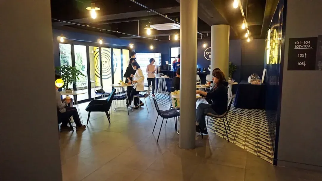 Lobby sitting area