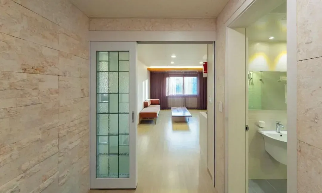 Interior entrance