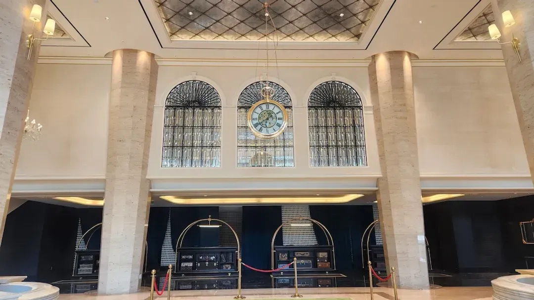 Interior entrance
