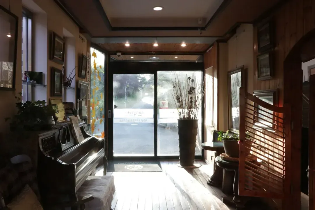 Interior entrance