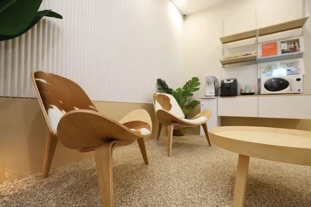 Lobby sitting area
