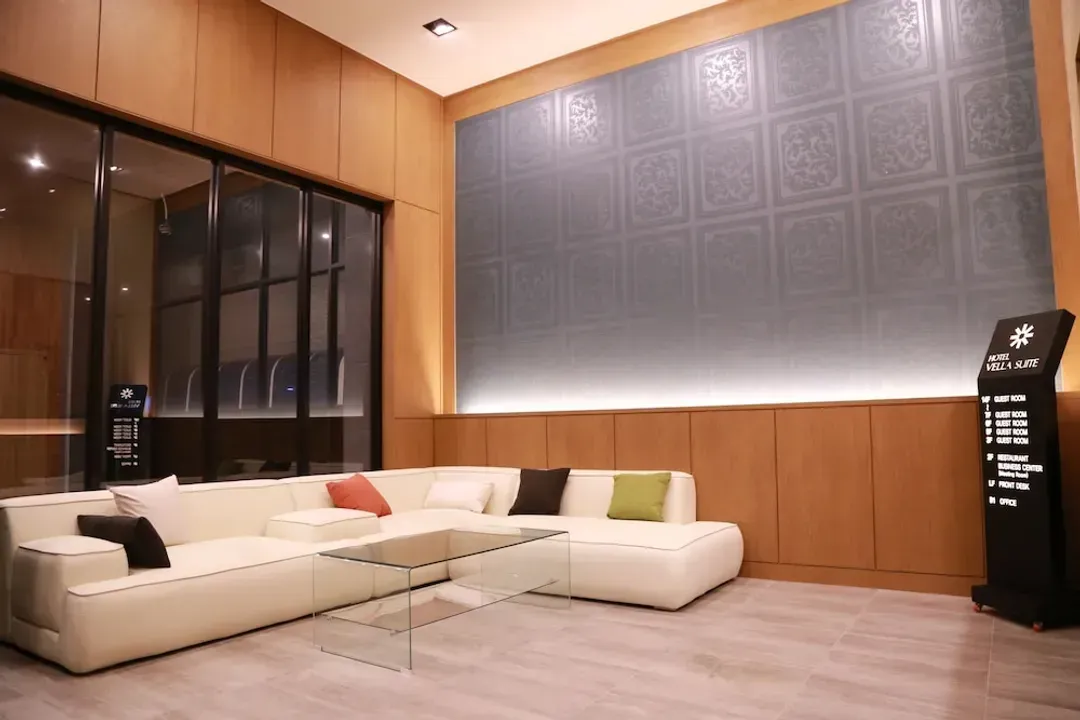 Lobby sitting area