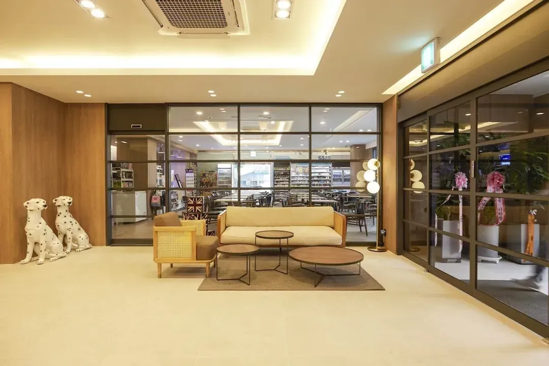 Lobby sitting area