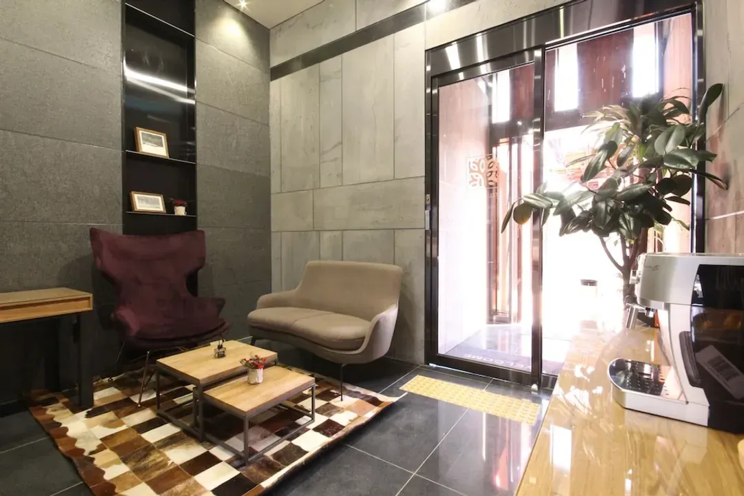 Lobby sitting area
