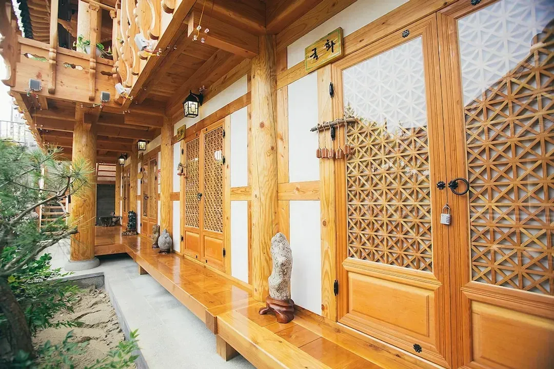 Interior entrance