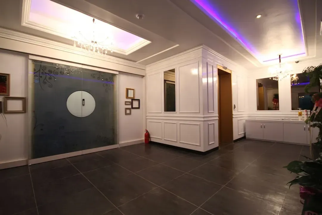 Interior entrance