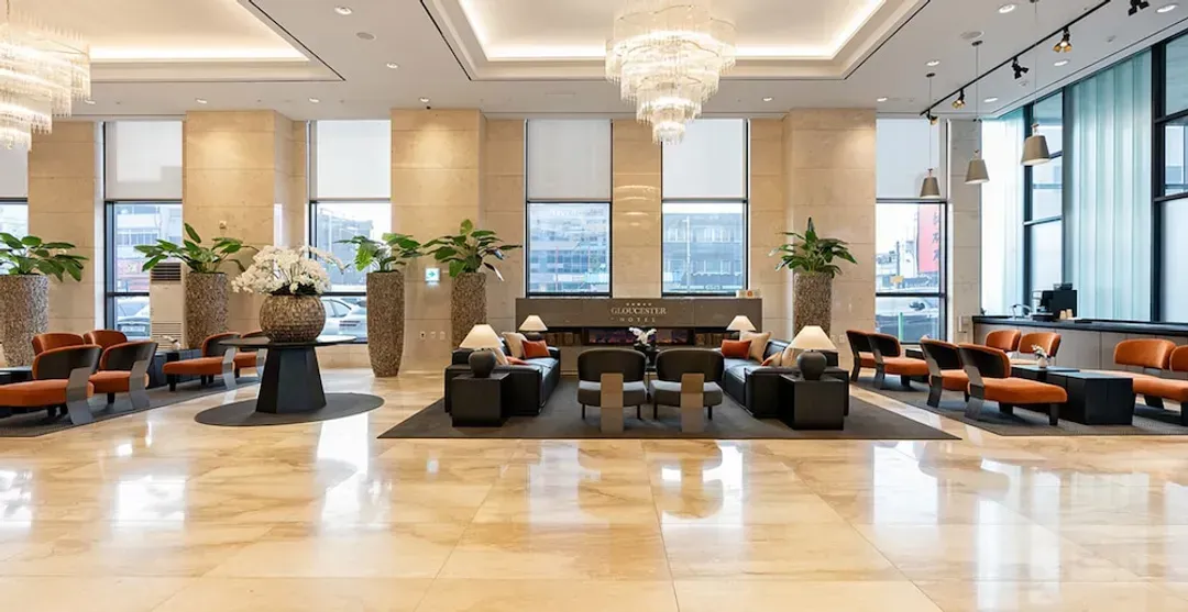 Lobby sitting area
