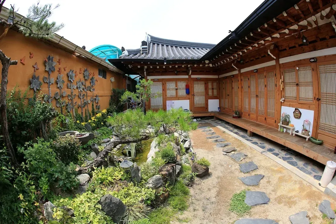 Interior entrance