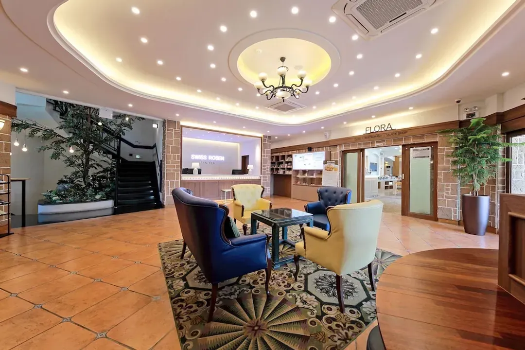 Lobby sitting area