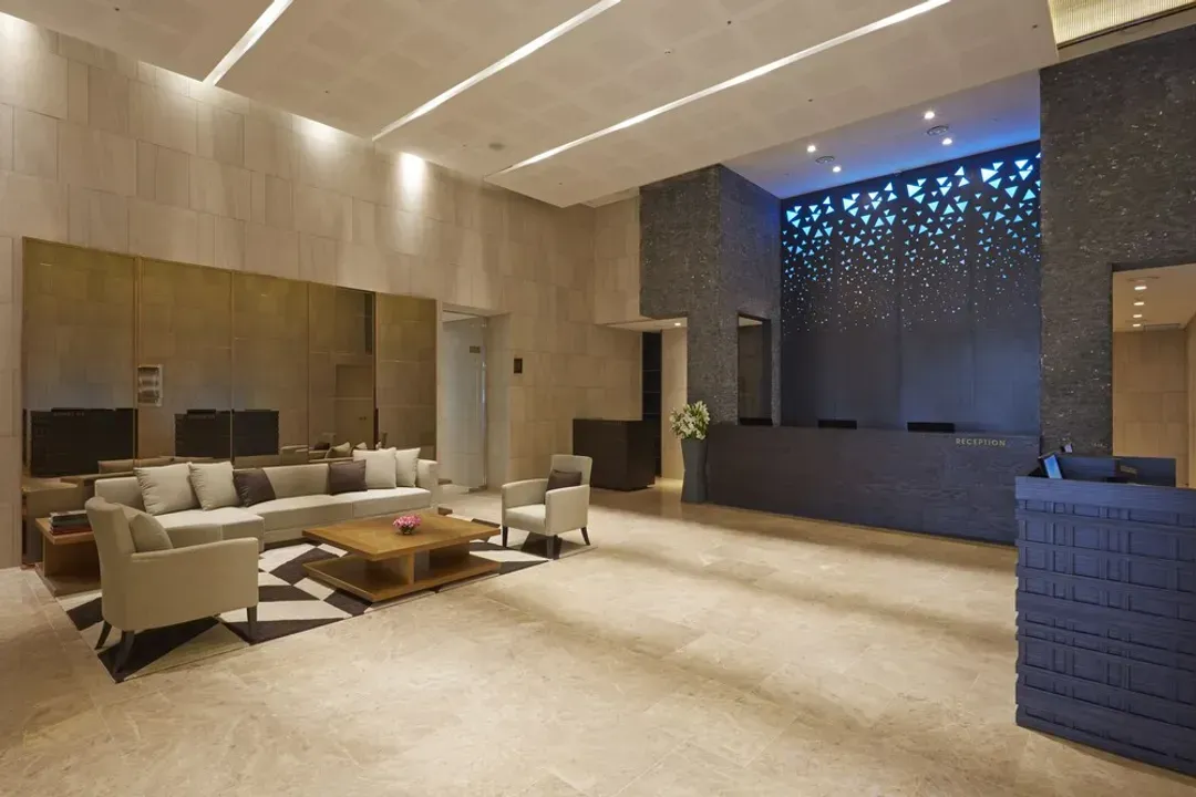 Lobby sitting area