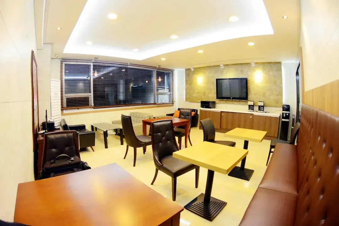Lobby sitting area