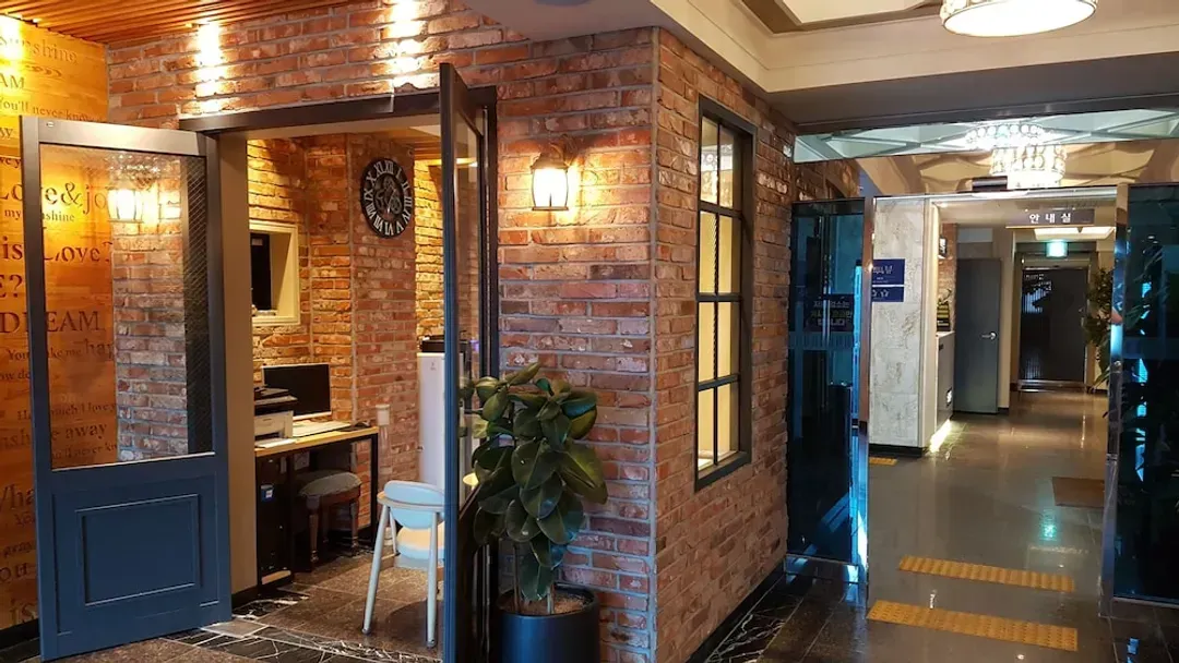 Interior entrance
