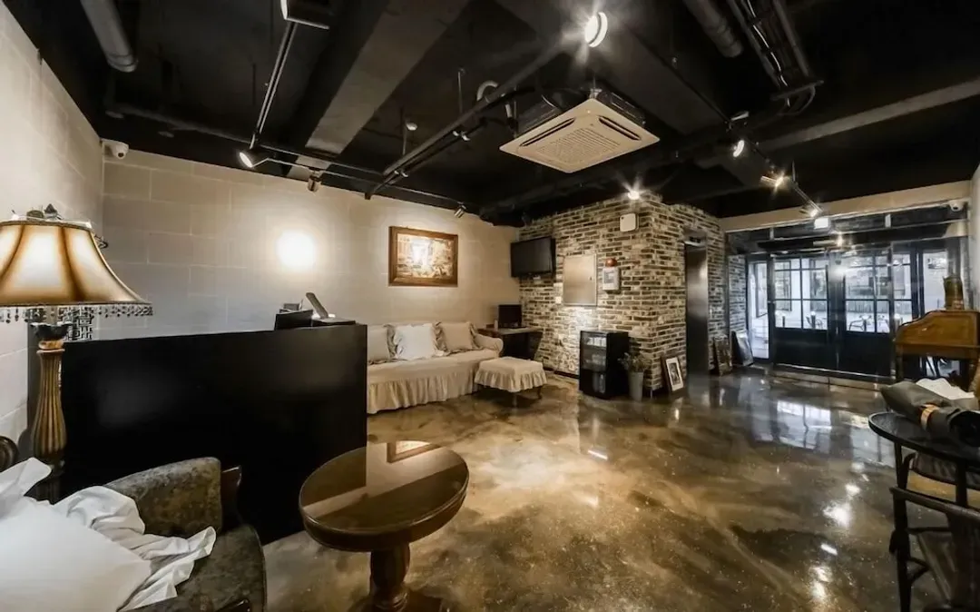 Interior entrance