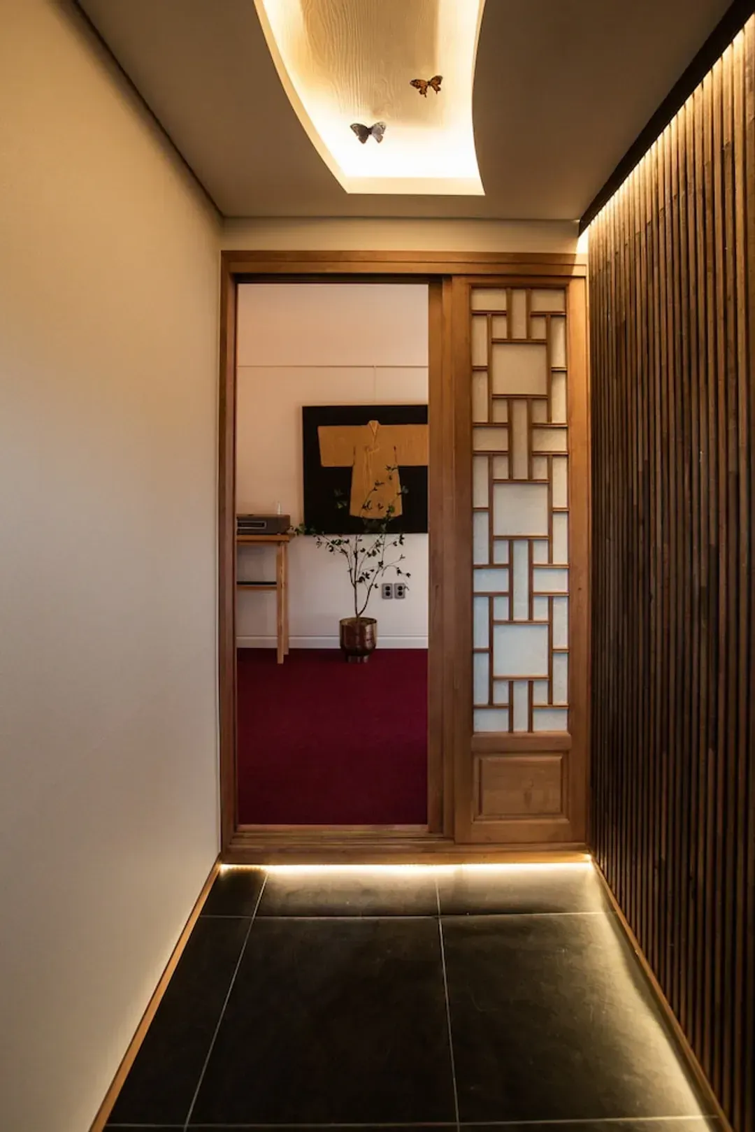Interior entrance