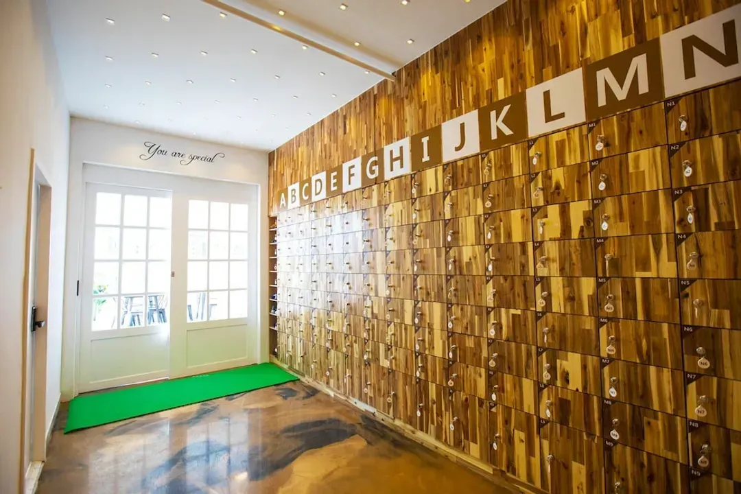 Interior entrance