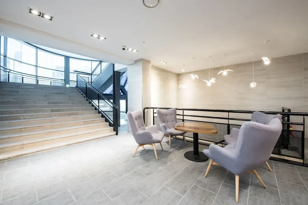 Lobby sitting area