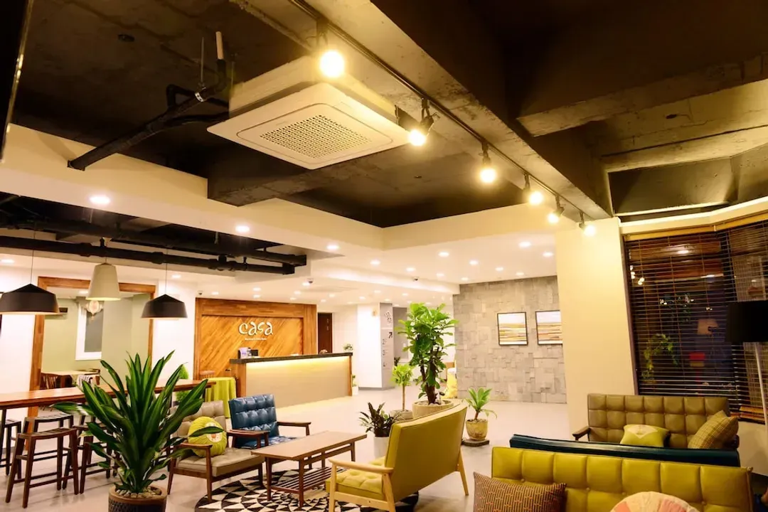 Lobby sitting area