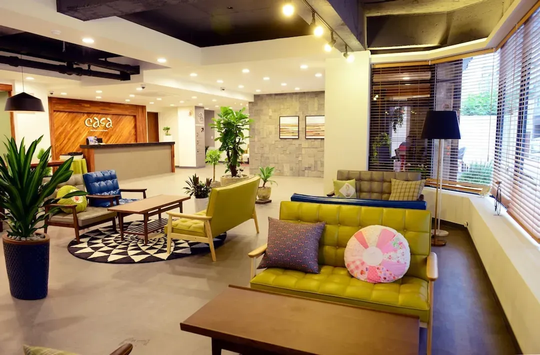 Lobby sitting area
