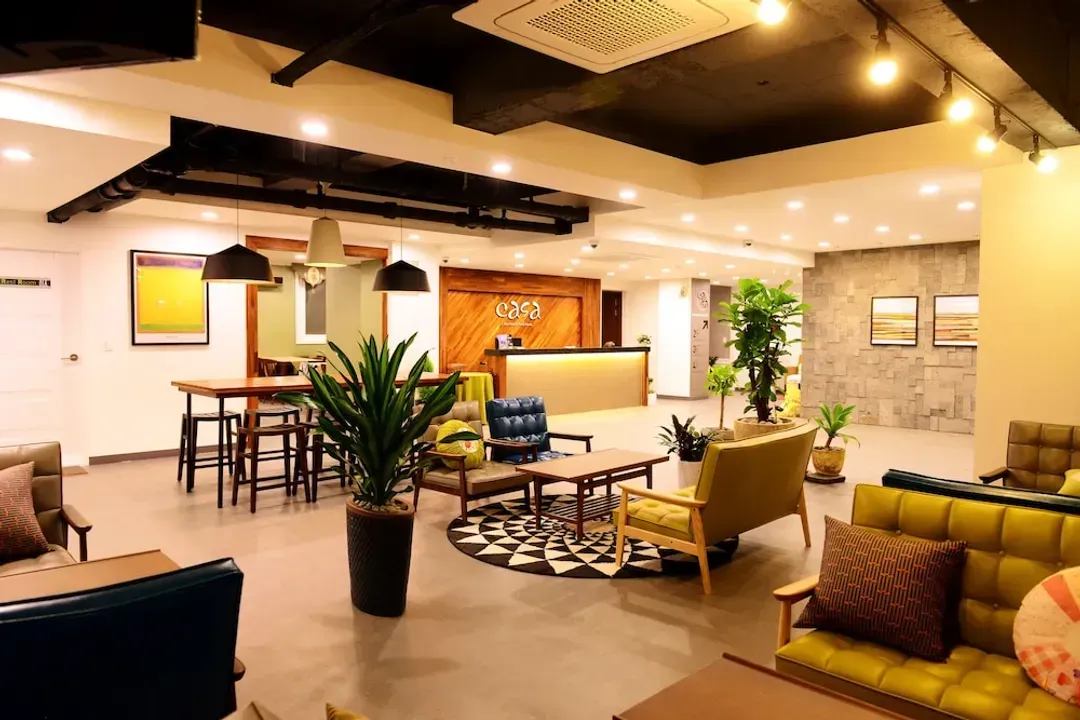 Lobby sitting area