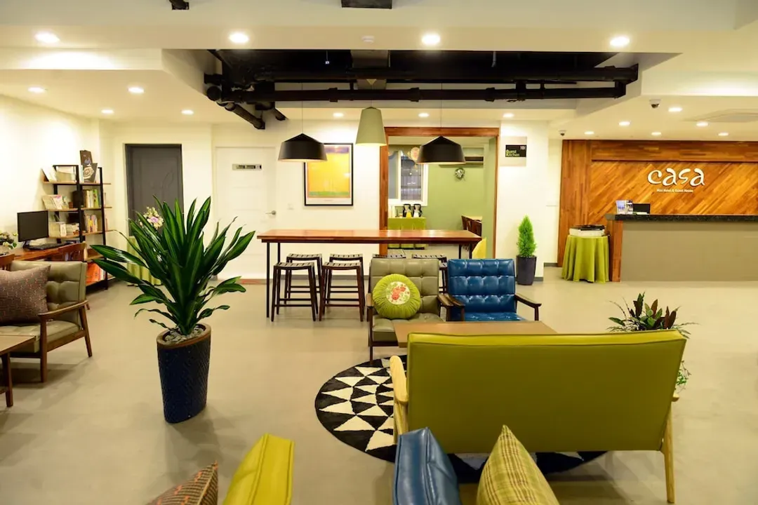 Lobby sitting area