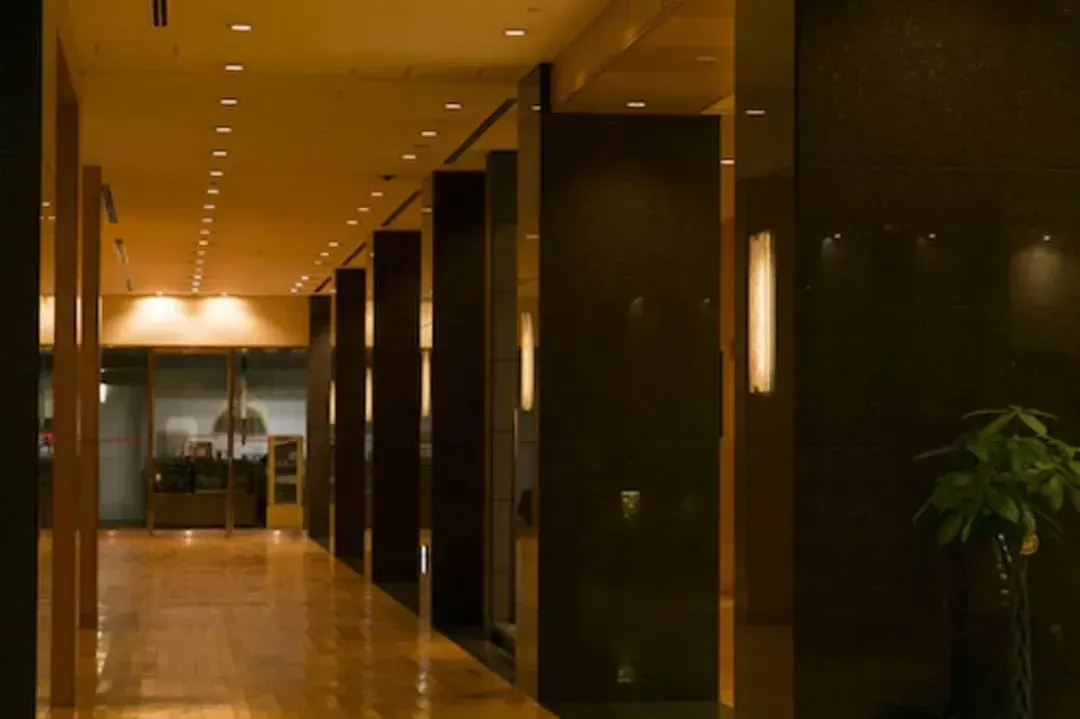 Interior entrance
