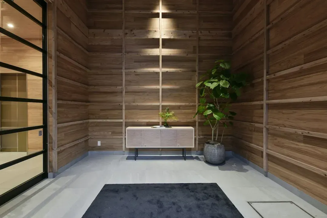 Interior entrance