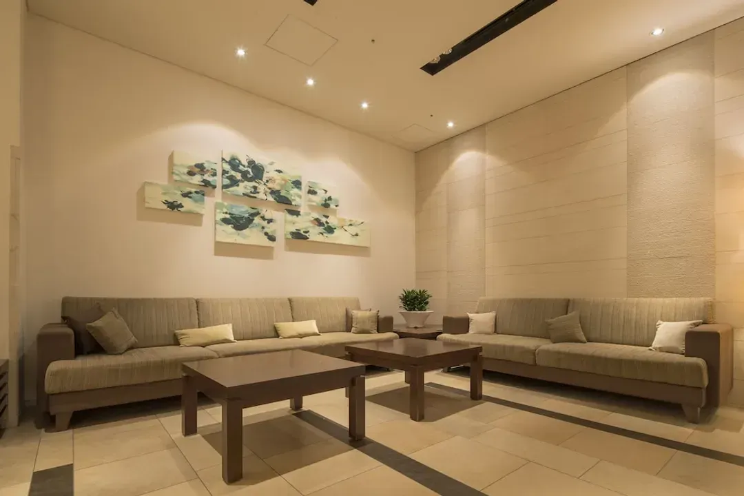 Lobby sitting area
