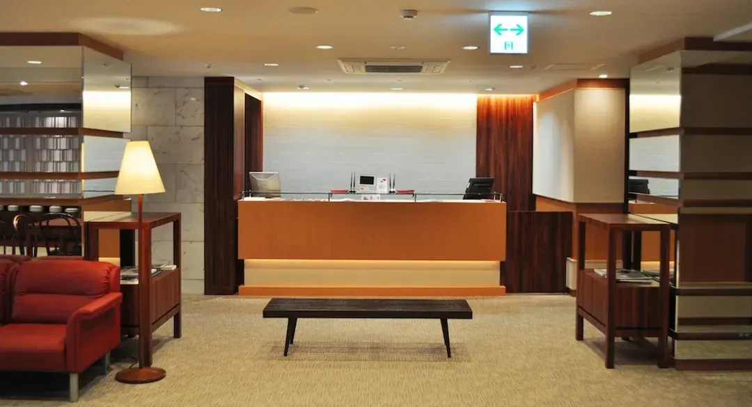 Interior entrance