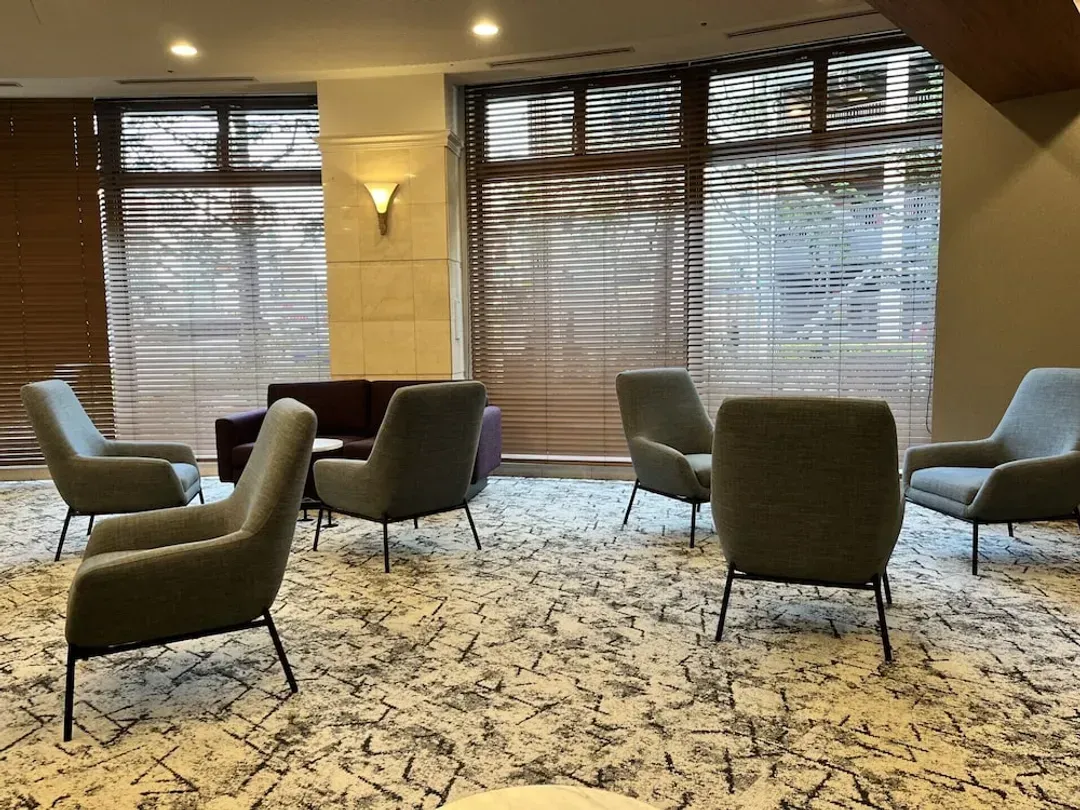 Lobby sitting area