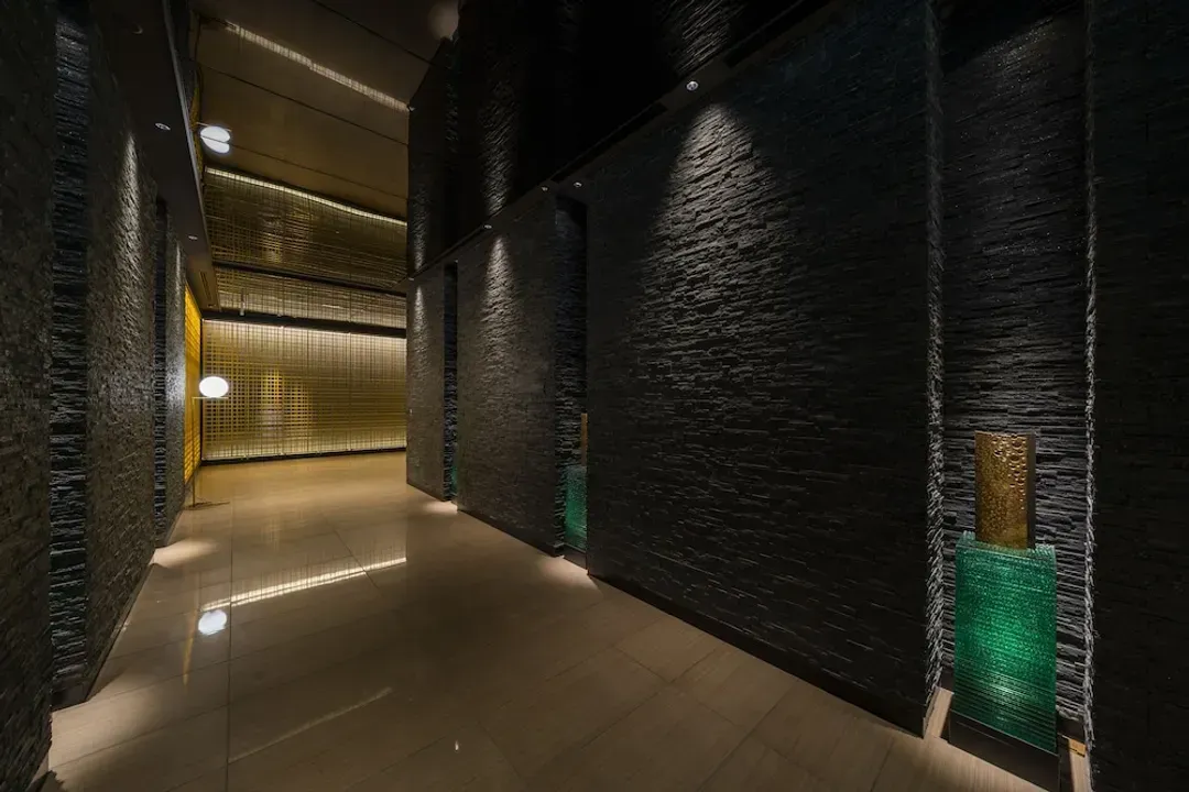 Interior entrance