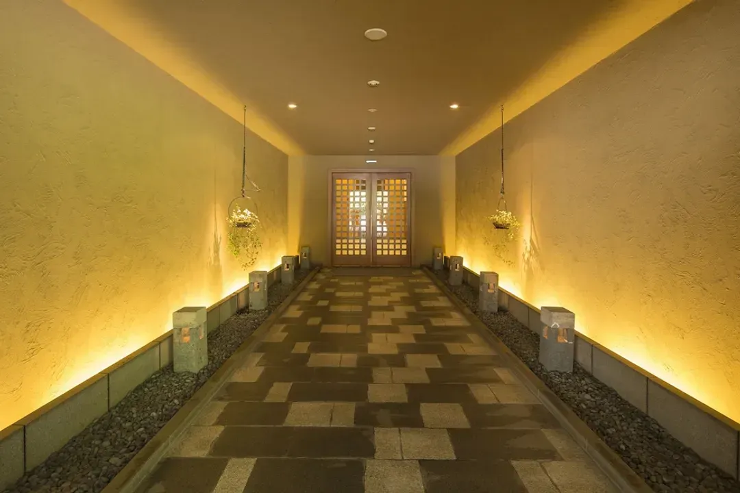 Interior entrance