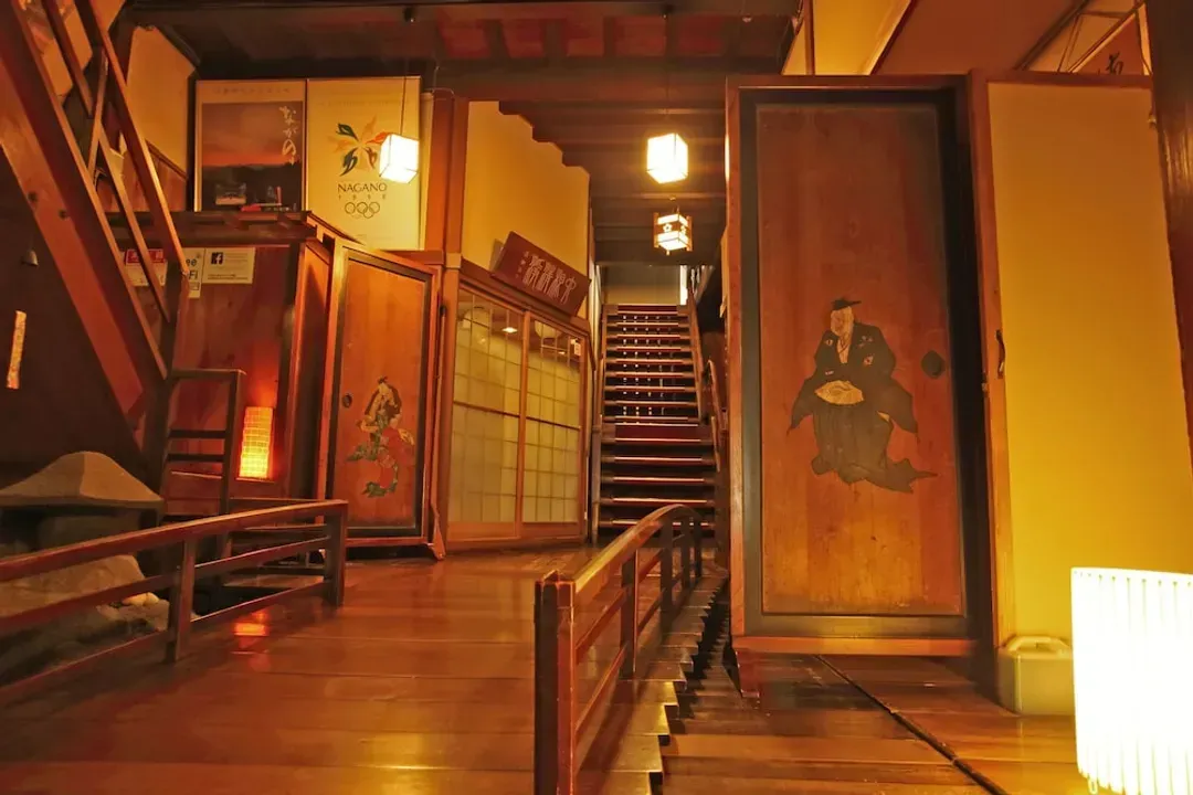 Interior entrance