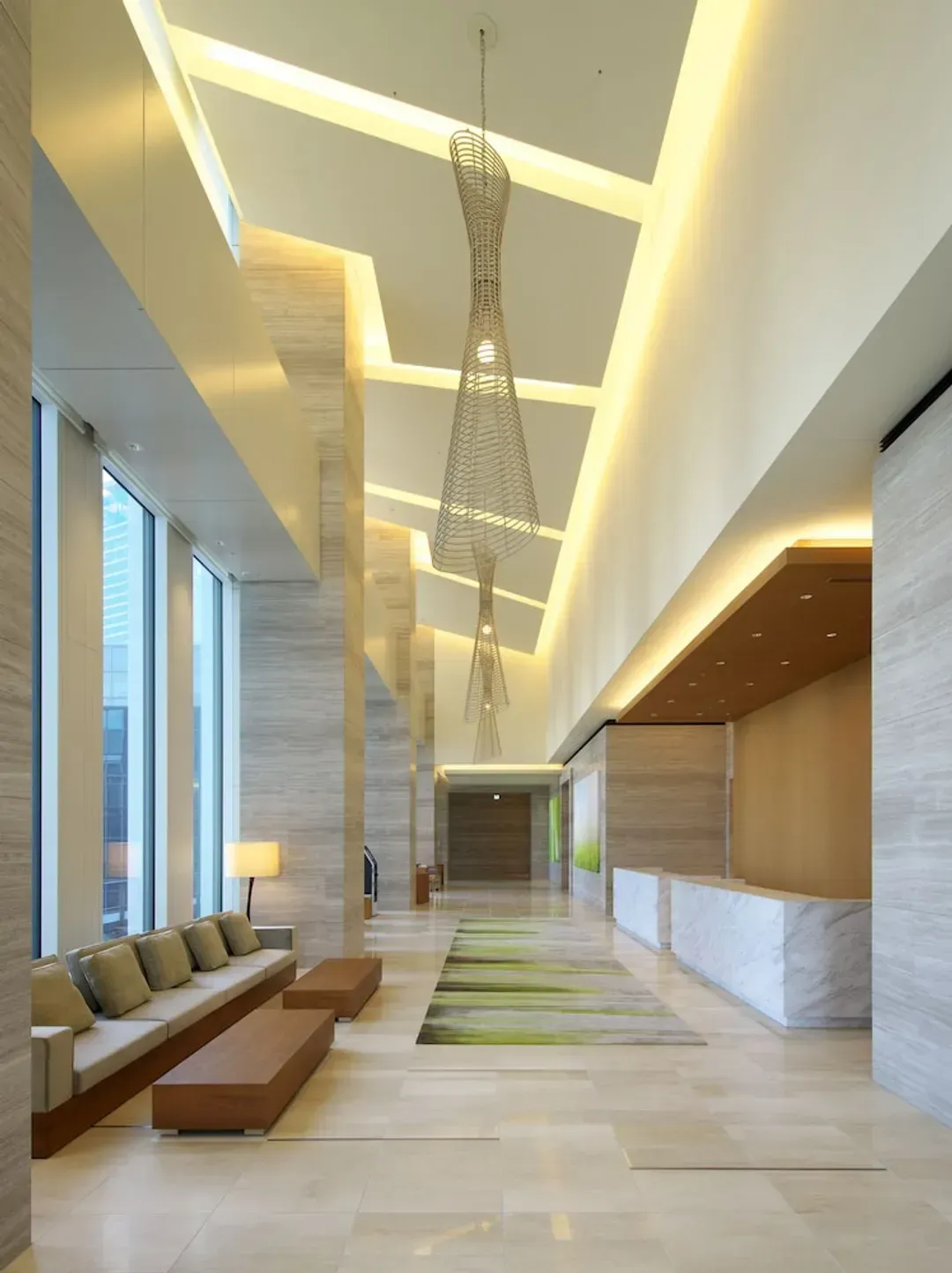 Interior entrance