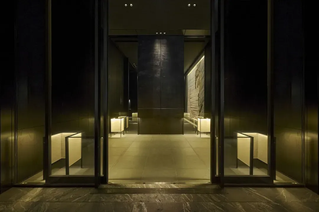 Interior entrance