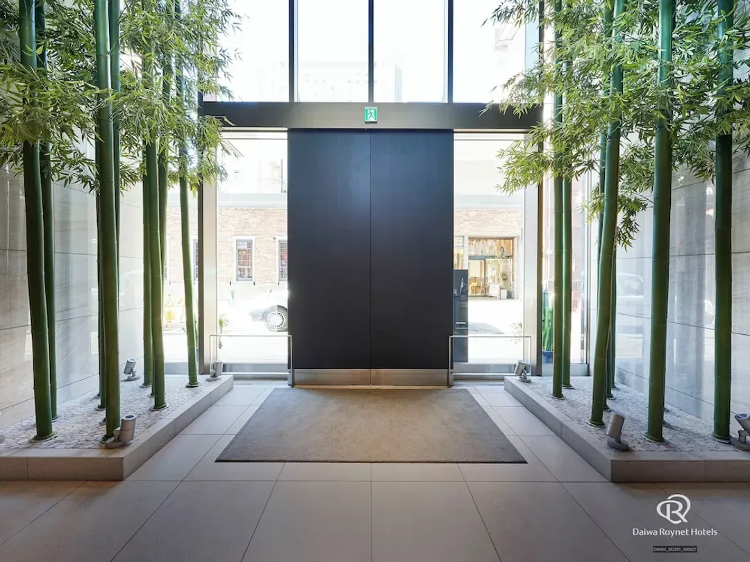 Interior entrance