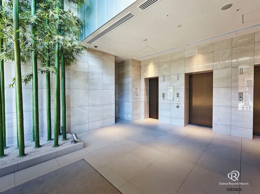 Interior entrance