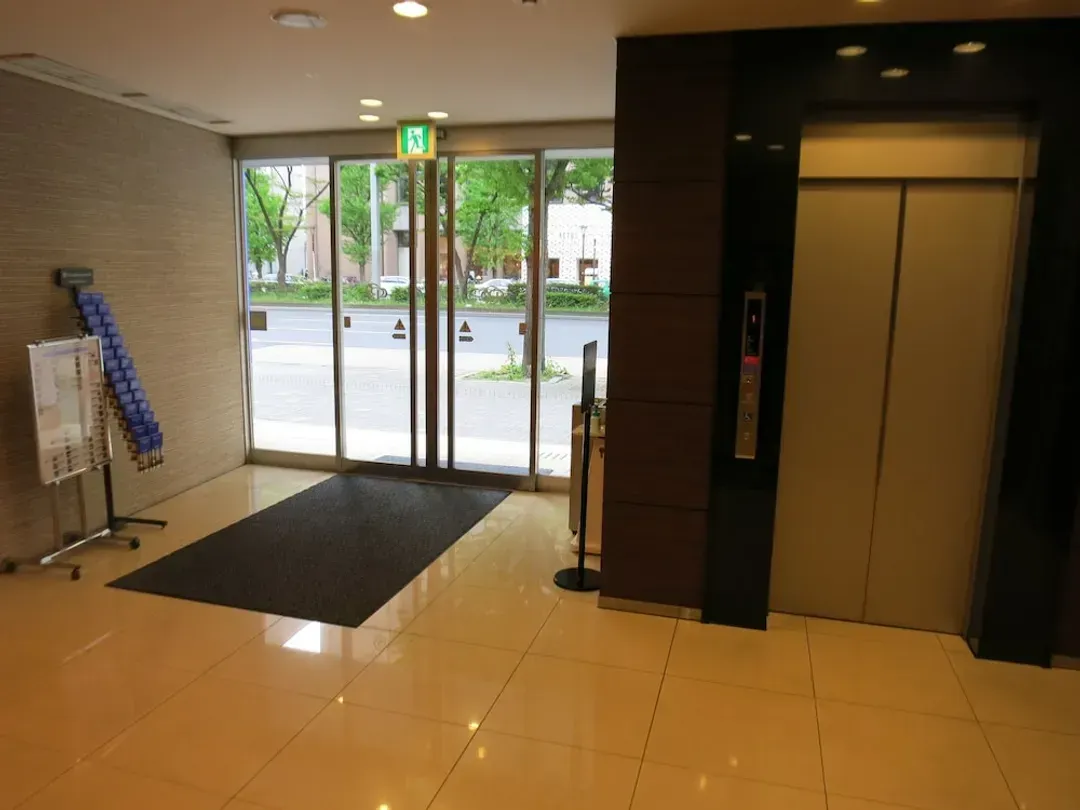 Interior entrance